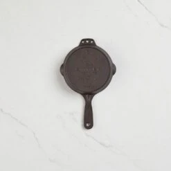 Smithey Ironware No. 6 Skillet -Gourmet Grills 01222021 SmitheyMiniSkillet LIFESTYLE2102