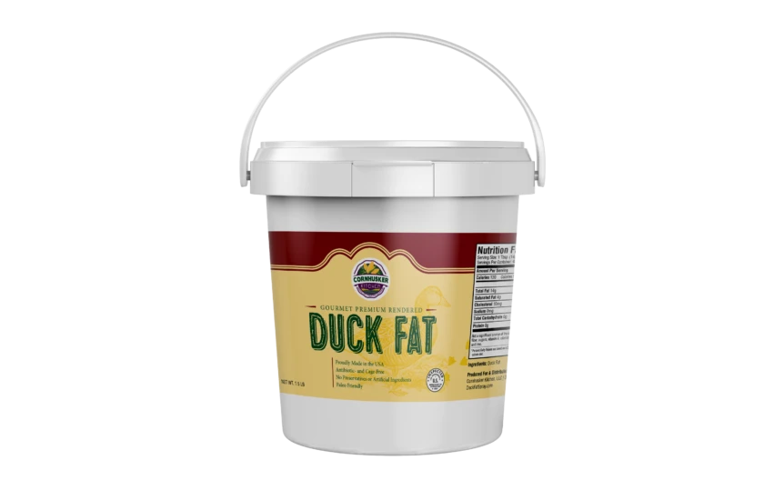 Premium Rendered Duck Fat Tub 1.5lb 3 Premium Rendered Duck Fat Tub 1.5lb
