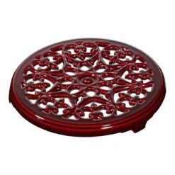Staub 9" Cast Iron Lilly Trivet -Gourmet Grills 40508 324 0 1