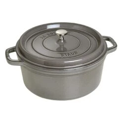 Staub Round Cocotte 7 QT -Gourmet Grills 40509 314 0 1