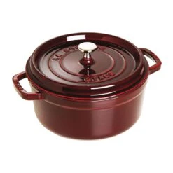 Staub Round Cocotte 5.5 QT -Gourmet Grills 40509 357 0 1 00c1f487 d4ef 4685 b97b 4b1638dc5ea8