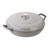 Staub 3.5 Qt. Cast Iron Braiser -Gourmet Grills 40511 979 0 1