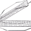 Napoleon Flexible Grill Basket 57012 -Gourmet Grills 57012 expandable grill basket open 800px