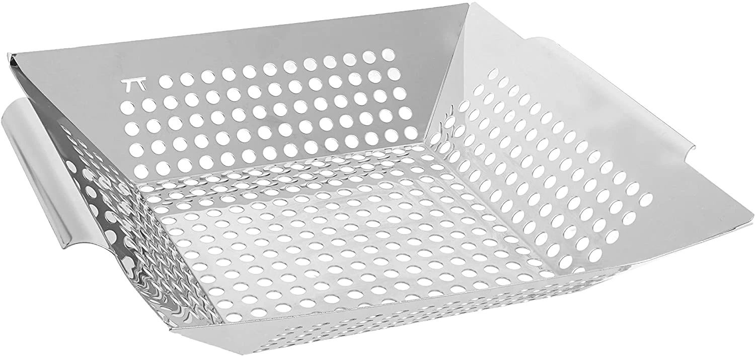 Outset Square 12 In. Grill Wok 3 Outset Square 12 In. Grill Wok