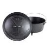 Lodge Yellowstone™ 12 Inch / 8 Quart Seasoned Cast Iron Deep Camp Dutch Oven -Gourmet Grills 800X800 L12DCOYW 1