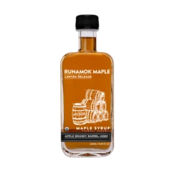 Runamok: Apple Brandy Barrel-Aged Maple Syrup