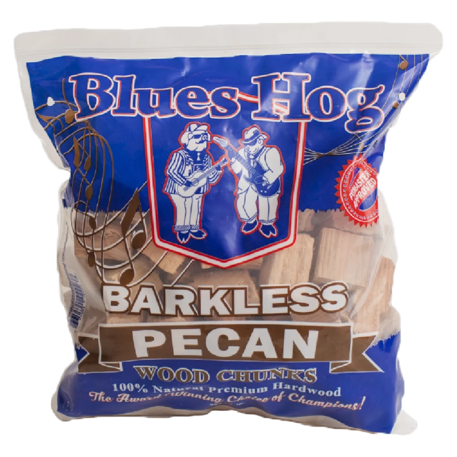 Blues Hog Barkless Pecan Wood Chunks 300 Cu In. 3 Blues Hog Barkless Pecan Wood Chunks 300 Cu In.