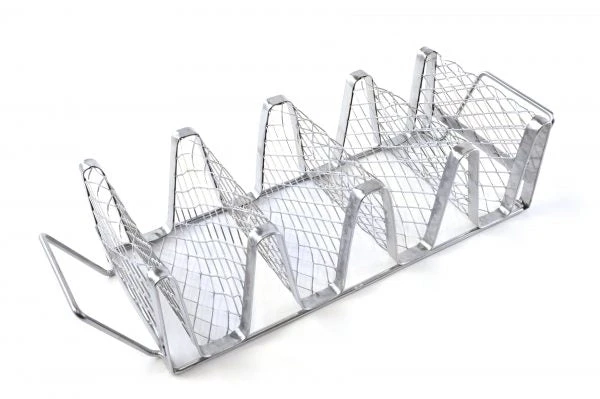 Charcoal Companion Stainless Steel Taco Rack 3 Charcoal Companion Stainless Steel Taco Rack