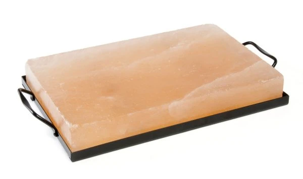 Charcoal Companion 12” X 8” Himalayan Salt Plate & Holder Set For Cooking & Serving 3 Charcoal Companion 12” X 8” Himalayan Salt Plate & Holder Set For Cooking & Serving