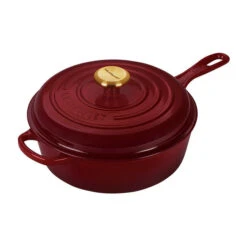 Le Creuset Signature Cassadou -Gourmet Grills Cassadou Rhone angle