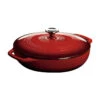 Lodge 3.6 Quart Red Casserole -Gourmet Grills EC3CC43 L