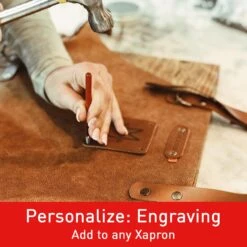 Xapron Kansas Leather Apron -Gourmet Grills Engraving