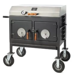 Flattop Adjustable Charcoal Grill -Gourmet Grills Flat Top Charcoal 3