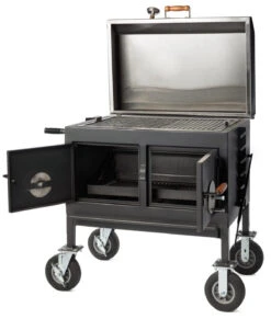 Flattop Adjustable Charcoal Grill -Gourmet Grills Flat Top Charcoal Open 1200x1412 1