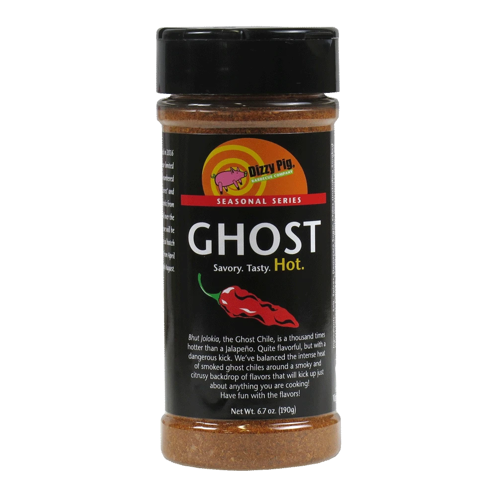 Dizzy Pig: Ghost Chiles Seasoning 3 Dizzy Pig: Ghost Chiles Seasoning