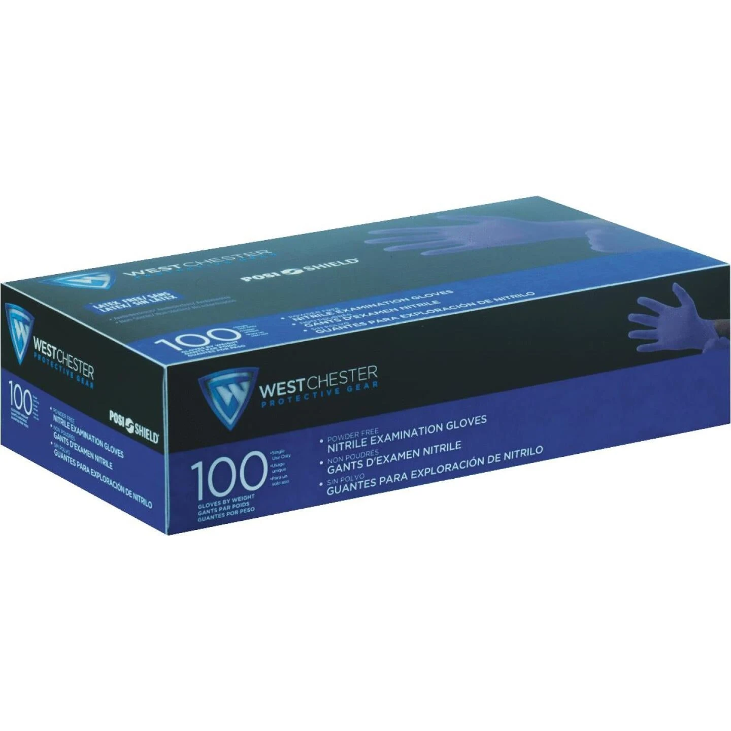 Blue Nitrile Gloves 3 Blue Nitrile Gloves