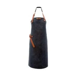 Xapron Kansas Leather Apron -Gourmet Grills Kansas Blue Full Apron