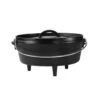 Lodge 14 Inch / 10 Quart Cast Iron Deep Camp Dutch Oven 1 Lodge 14 Inch / 10 Quart Cast Iron Deep Camp Dutch Oven -Gourmet Grills L10CO3