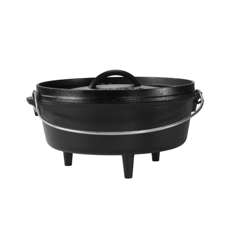 Lodge 14 Inch / 10 Quart Cast Iron Deep Camp Dutch Oven 3 Lodge 14 Inch / 10 Quart Cast Iron Deep Camp Dutch Oven