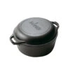 Lodge 5 Quart Cast Iron Double Dutch Oven, With Loop Handles -Gourmet Grills L8DD3 L