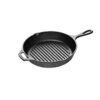 Lodge 10.25 Inch Cast Iron Grill Pan, Fits 10 Inch Glass Lid -Gourmet Grills L8GP3 L