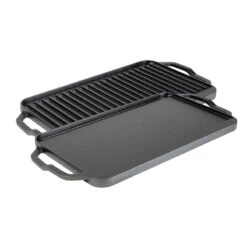 Lodge Chef Collection 19.5 X 10 Inch Cast Iron Reversible Grill/Griddle