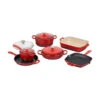 Le Creuset 10-Piece Cast Iron Set 1 Le Creuset 10-Piece Cast Iron Set -Gourmet Grills MS2110 67SS LPR