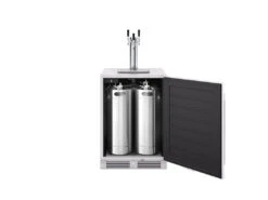 Zephyr Presrv Outdoor Kegerator & Beverage Cooler 11 Zephyr Presrv Outdoor Kegerator & Beverage Cooler -Gourmet Grills PRKB24C01AS OD triple tap