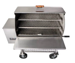 Stainless Steel Maverick 2000 Wood Pellet Grill -Gourmet Grills Pitts 376 Edit 1200x1013 1