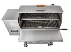 Stainless Steel Maverick 850 Wood Pellet Grill -Gourmet Grills Pitts and Spitts0173