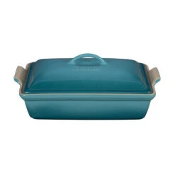 Le Creuset Heritage Covered Rectangular Casserole Dish 4 Qt. -Gourmet Grills RS1365 3L 20Covered 20Rectangular 20Casserole 20Caribbean 20PG0705 3317 lpr