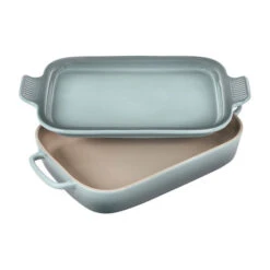 Le Creuset Rectangular Dish W/ Platter Lid -Gourmet Grills RS17244 RS12875 PG2015 13717 5 lpr