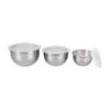 Le Creuset Stainless Steel Mixing Bowls With Lids, Set Of 3 2 Le Creuset Stainless Steel Mixing Bowls With Lids, Set Of 3 -Gourmet Grills RS18020 SSB1004S3 lpr