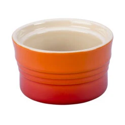 Le Creuset Stackable Ramekin -Gourmet Grills RS755 .2L 20Stackable 20Ramekin 20Flame 20PG1627 0902