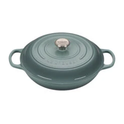 Le Creuset Braiser 3 1/2 Qt. 21 Le Creuset Braiser 3 1/2 Qt. -Gourmet Grills RS9095 LS2532 30717SS lpr