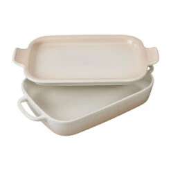 Le Creuset Rectangular Dish W/ Platter Lid -Gourmet Grills RS9259 PG2015 13716 2 lpr