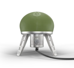 Gozney Roccbox Outdoor Pizza Oven - Olive Green -Gourmet Grills RoccboxRearGasLimeGreenBlackPipe 360x 4109637c 9095 482d b8db c769f4584c79