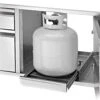 Twin Eagles Propane Tank Side Kit -Gourmet Grills TEDD B SLIDEKIT