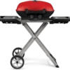 Napoleon TravelQ™ 285X And Scissor Cart With Griddle -Gourmet Grills TQ285X Prod Str RD CartUnFld1