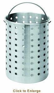 Bayou Classic 30 Qt. Perforated Basket 819074