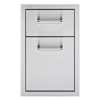 13" Delta Heat Double Storage Drawers -Gourmet Grills dhsd132 b
