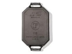 Finex Cast Iron Double Burner Griddle -Gourmet Grills gallery cast iron griddle 18 back