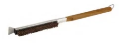 Acacia Wood Long Handled Pizza Stone Brush