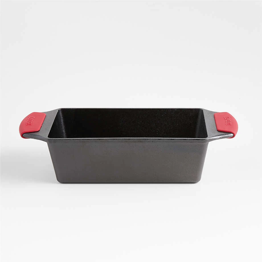 Lodge Loaf Pan W/ Silicone Grip 3 Lodge Loaf Pan W/ Silicone Grip