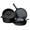 Lodge 5-Piece Cast Iron Cookware Set -Gourmet Grills lodge3