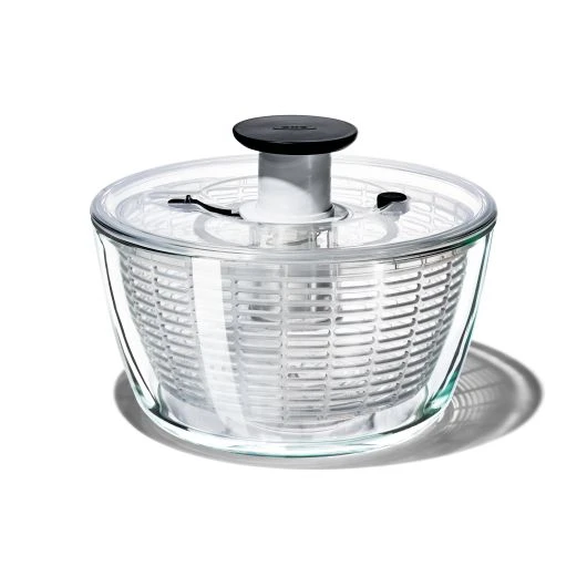 OXO Glass Salad Spinner 3 OXO Glass Salad Spinner