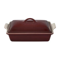 Le Creuset Heritage Covered Rectangular Casserole Dish 4 Qt. -Gourmet Grills pg07053a 33949