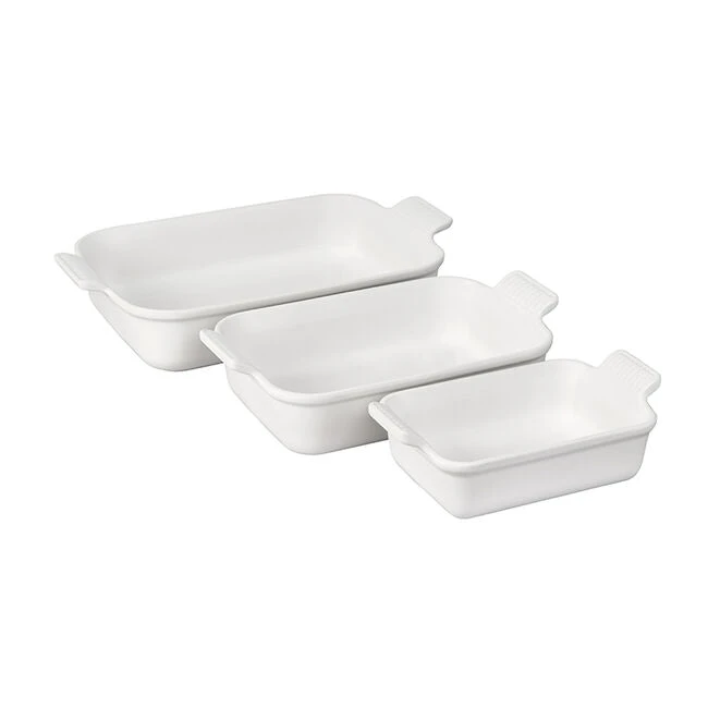 Le Creuset Heritage 3-Piece Rectangular Baking Dish Set 7 Le Creuset Heritage 3-Piece Rectangular Baking Dish Set - Image 5