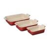 Le Creuset Heritage 3-Piece Rectangular Baking Dish Set 2 Le Creuset Heritage 3-Piece Rectangular Baking Dish Set -Gourmet Grills pg7942 0367