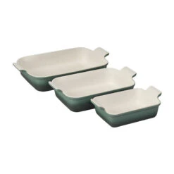 Le Creuset Heritage 3-Piece Rectangular Baking Dish Set 15 Le Creuset Heritage 3-Piece Rectangular Baking Dish Set -Gourmet Grills pg7942 03795